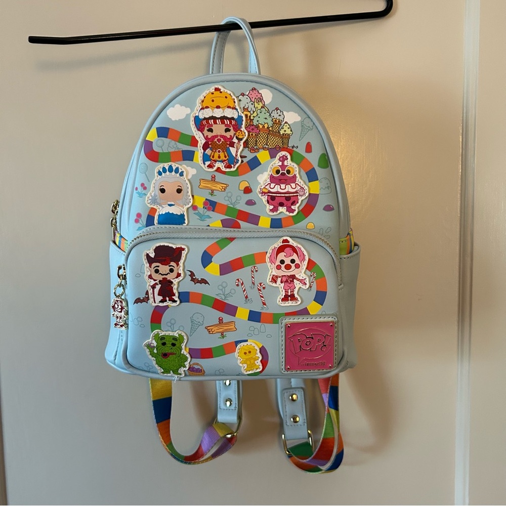 Loungefly POP Candyland, Take Me To Candyland Mini Backpack, New.